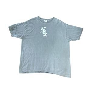 Vintage Chicago White Sox Shirt Mens XL Gray MLB Baseball Lee Sports 90s Y2K
